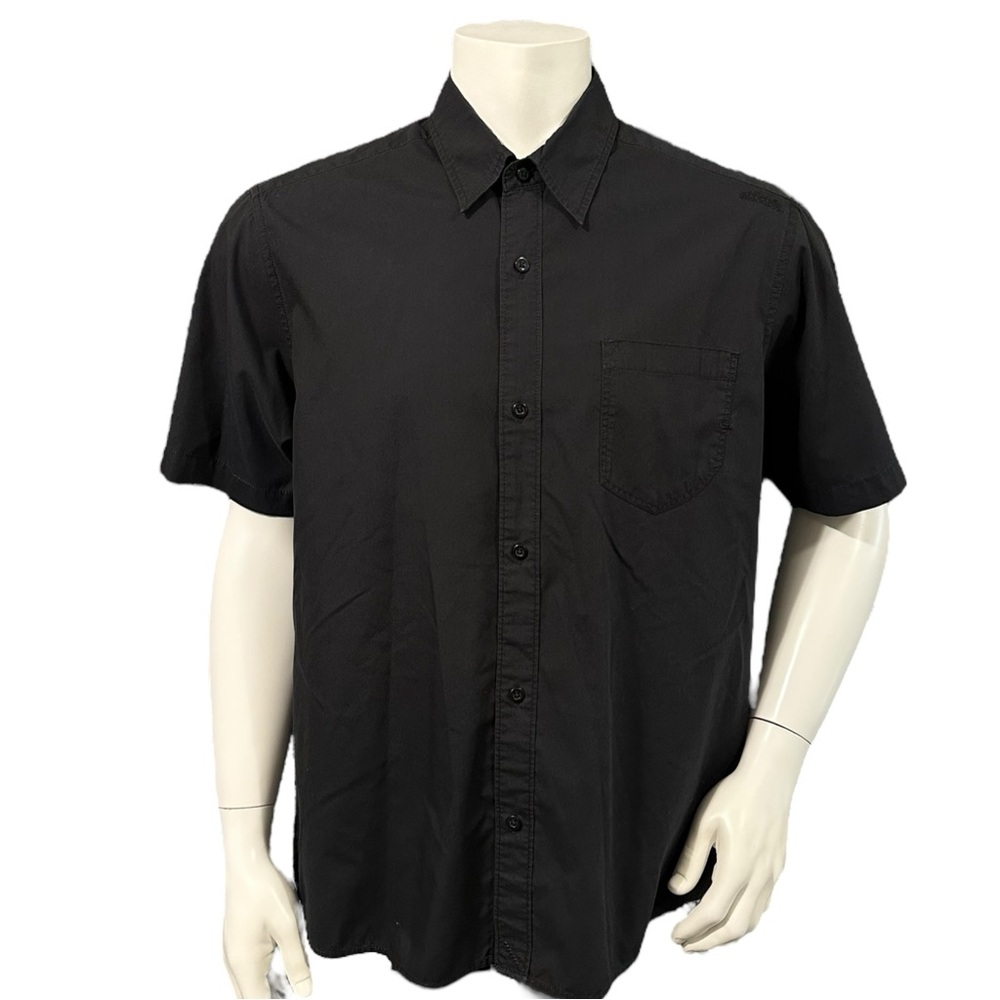 Quiksilver Black Casual Button Down Shirt
